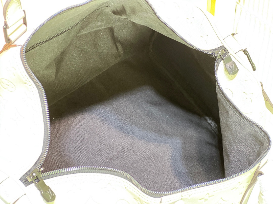 Replica Louis Vuitton Keepall Bandouliere 50- Silver