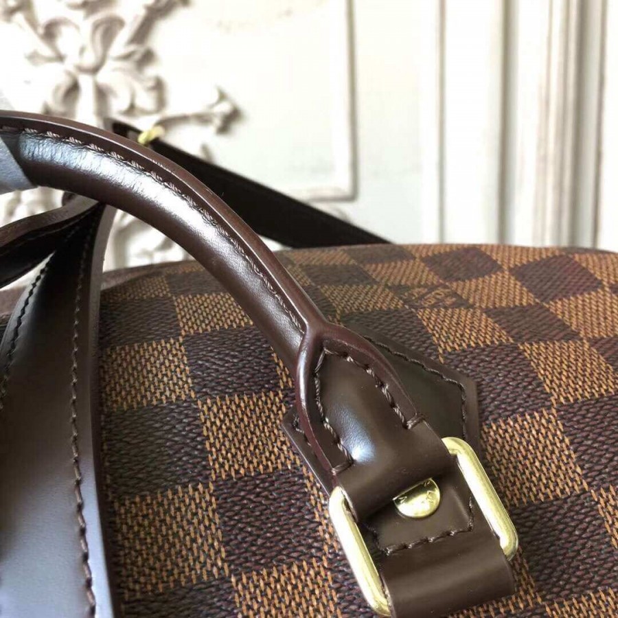 Replica Louis Vuitton Damier Ebene Canvas Speedy Bandouliere 35 N41366