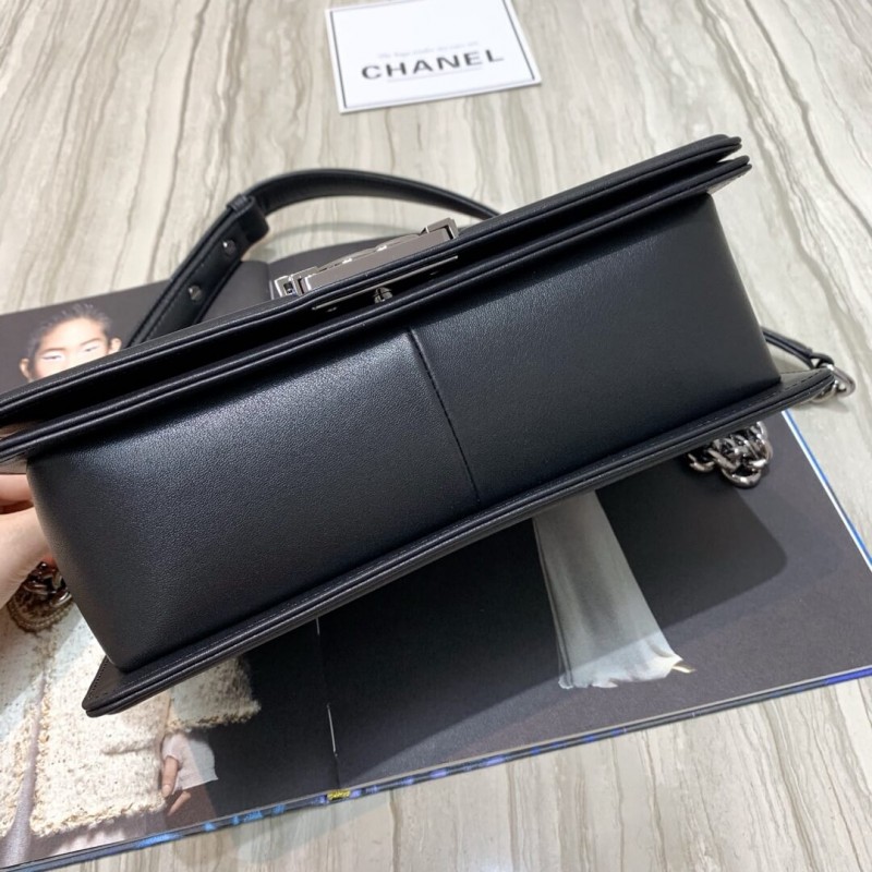 Replica Chanel Calfskin Boy Chanel Handbag A67086