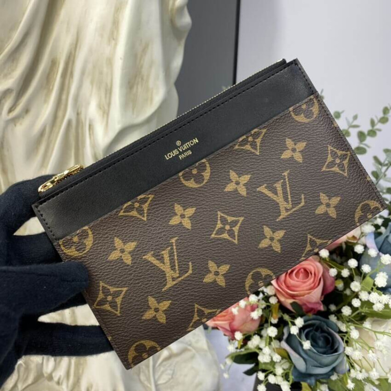 Replica Louis Vuitton Monogram Slim Purse M80348