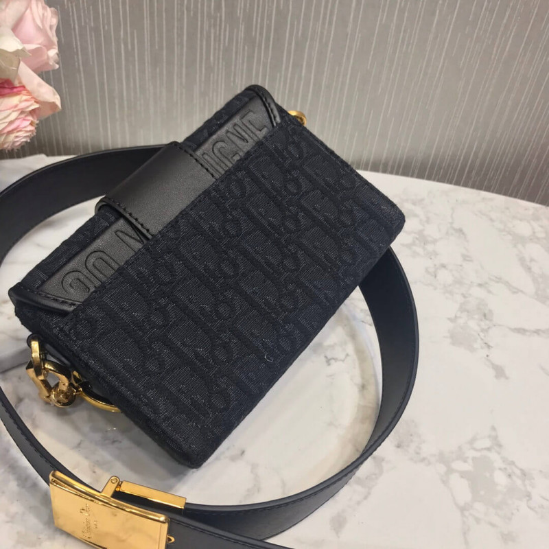 Replica Christian Dior 30 Montaigne Box Bag Oblique Jacquard M9204