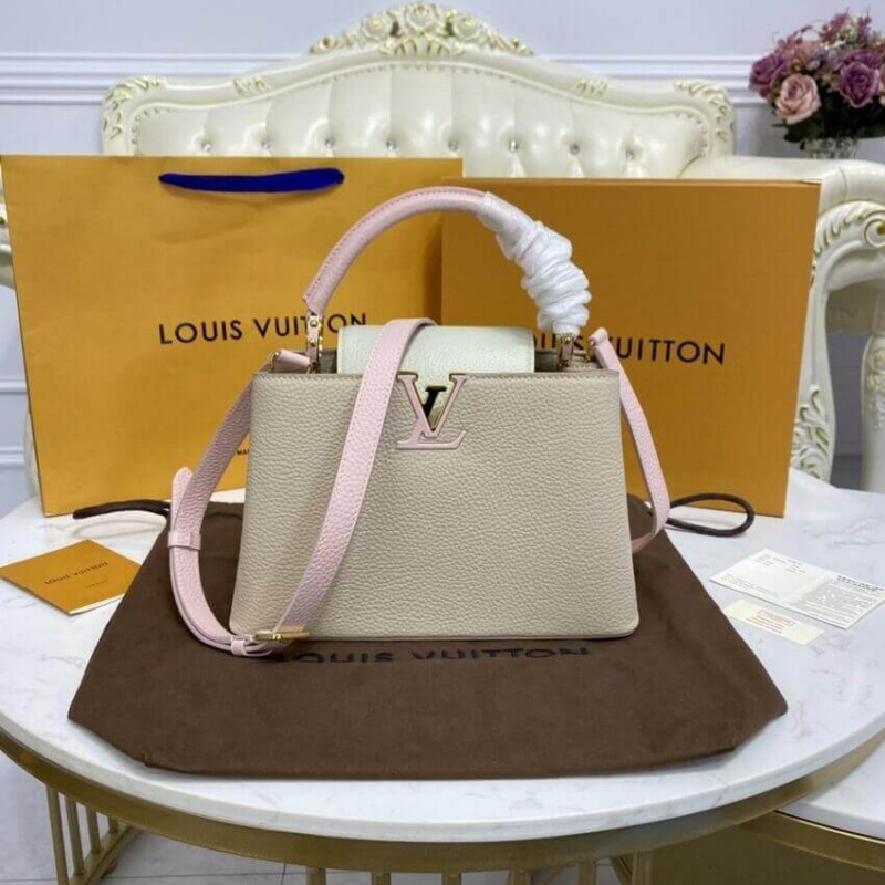 Replica Louis Vuitton Taurillon Leather Capucines Bb M57223