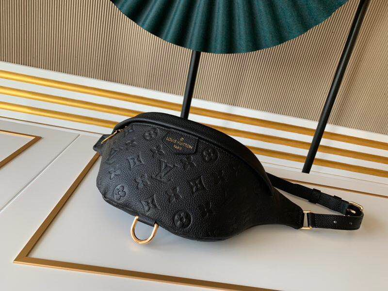 Replica Louis Vuitton Aaa-Monogram Empreinte Bumbag Black/Beige