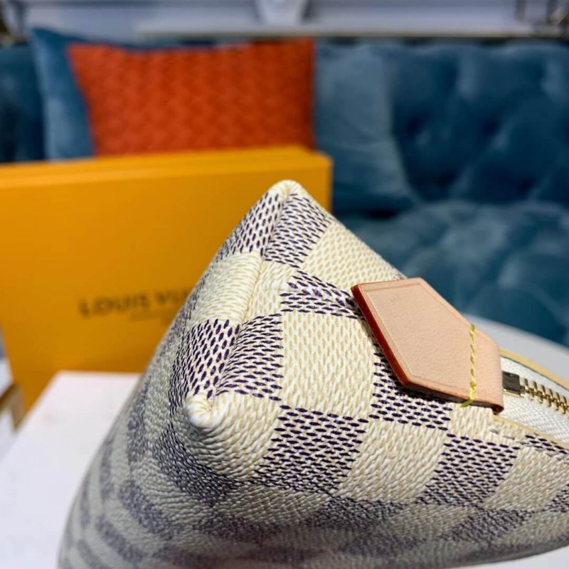 Replica Louis Vuitton Damier Azur Cosmetic Pouch N60024