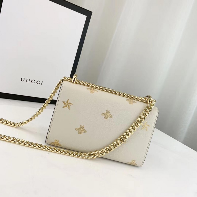 Replica Gucci Padlock Bee Star Small Shoulder Bag 432182