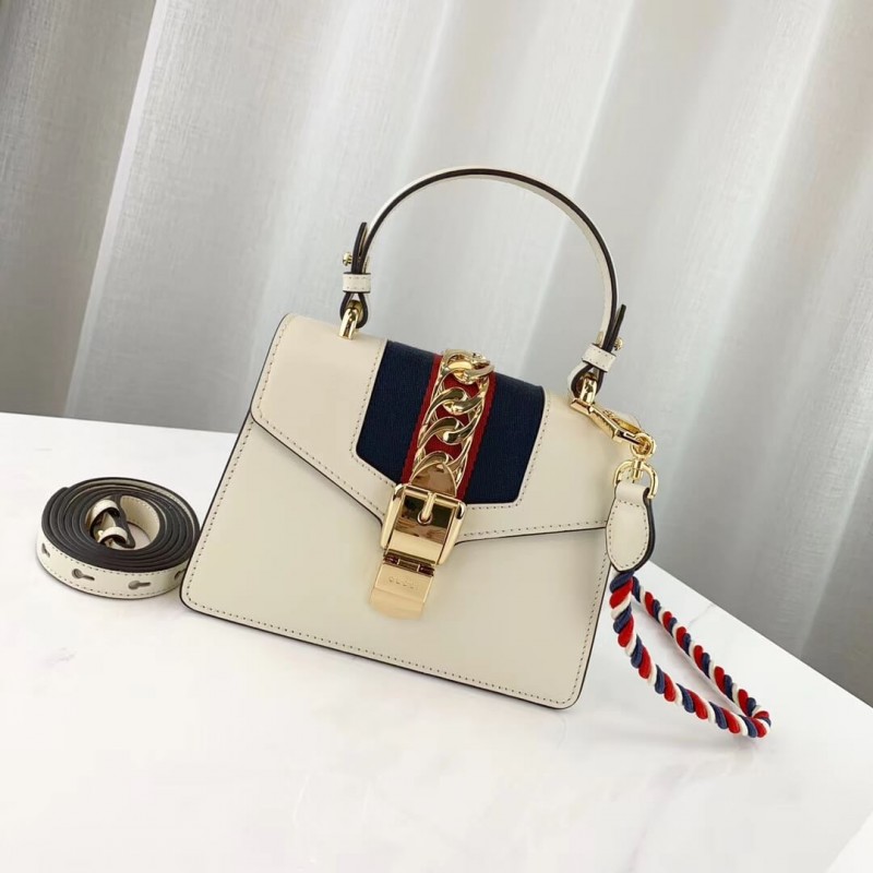 Replica Gucci Sylvie Leather Mini Bag 470270