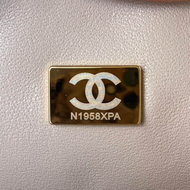 Replica Chanel Mini Flap Bag With Top Handle As2431 In Iridescent Lambskin