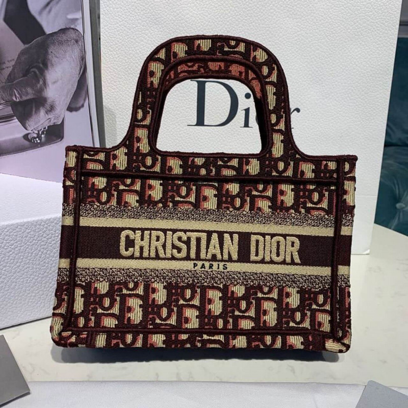 Replica Christian Dior Oblique Mini Book Tote M1271