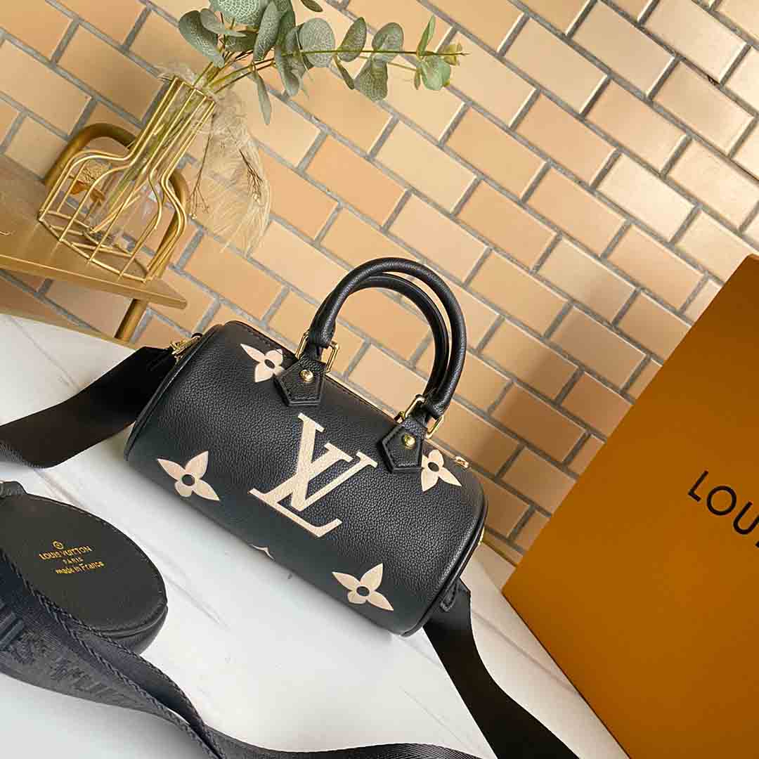 Replica Louis Vuitton Papillon Bb M45707 Pink/Yellow/Black/Blue
