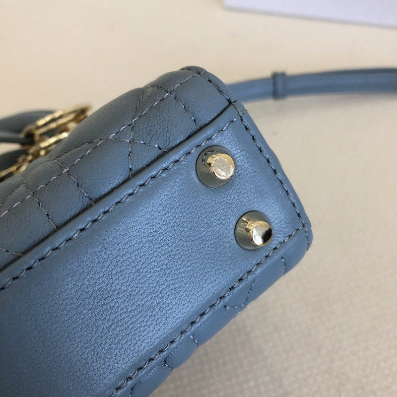 Replica Christian Dior Micro Lady Dior Bag Cannage Lambskin S0856