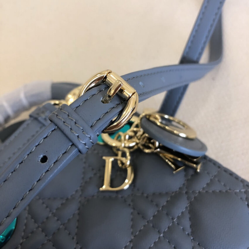 Replica Christian Dior Micro Lady Dior Bag Cannage Lambskin S0856