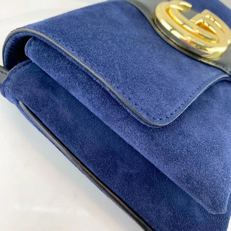 Replica Gucci Suede Arli Small Shoulder Bag 550129