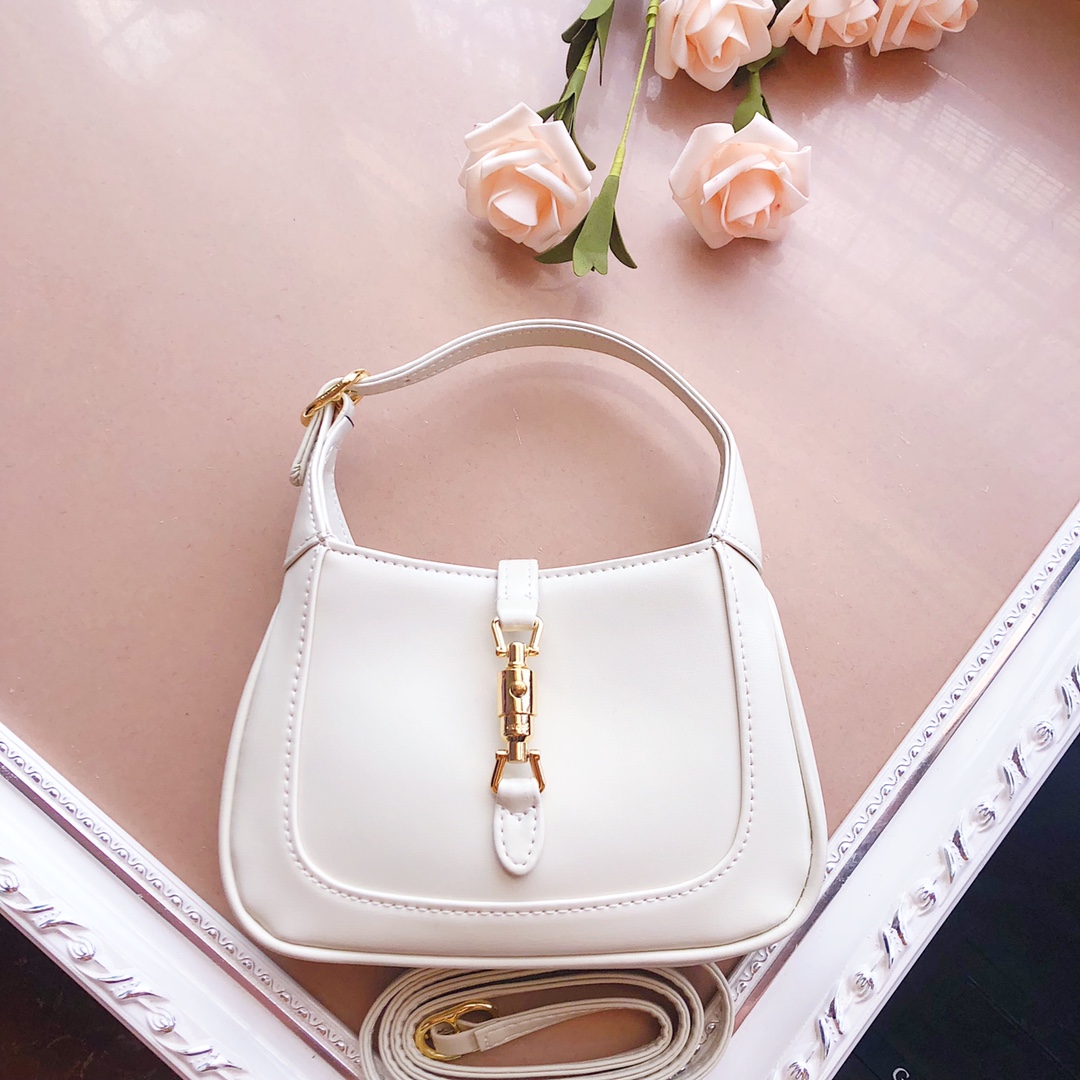 Replica Gucci Jackie 1961 Mini Shoulder Bag 637092 Black/White/Red