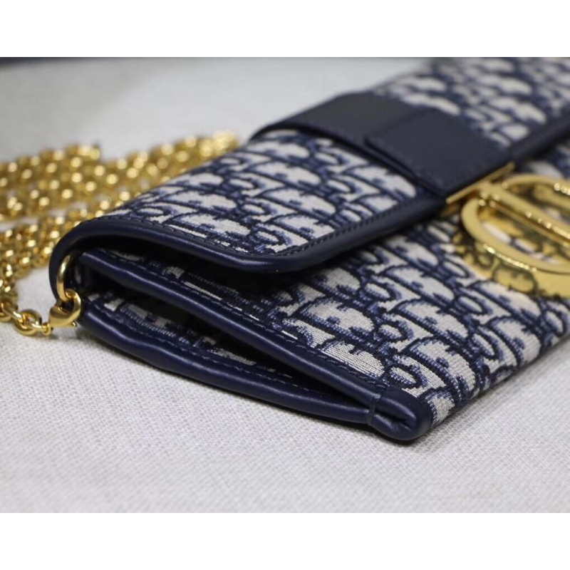 Replica Christian Dior 30 Montaigne Jacquard Canvas Clutch Bag M9206