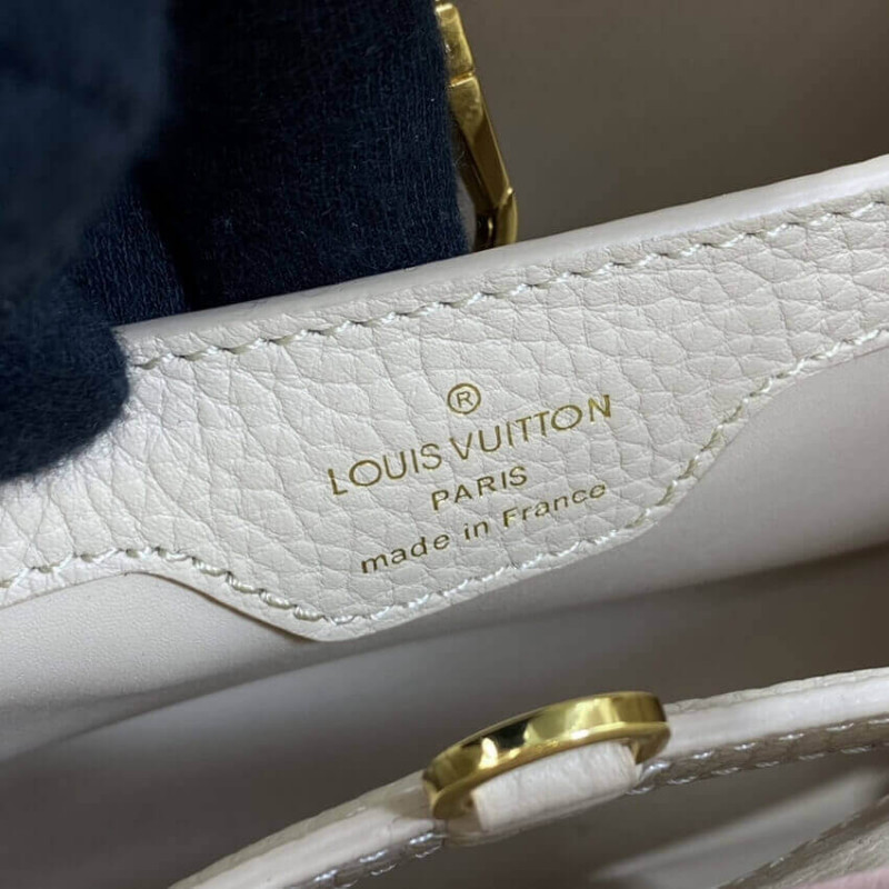 Replica Louis Vuitton Taurillon Leather Capucines Bb M57223