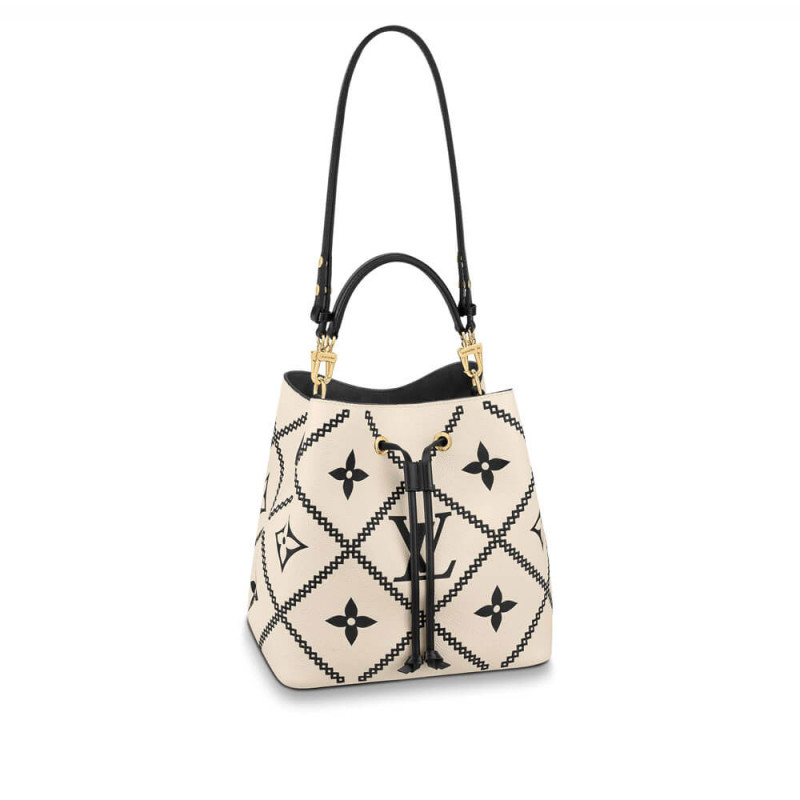 Replica Louis Vuitton Neonoe Mm M46023 Creme Beige/Black