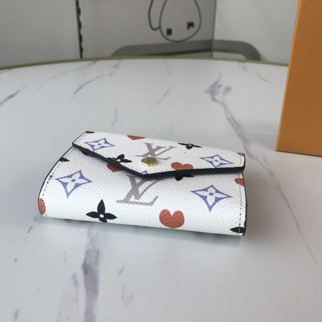 Replica Louis Vuitton Aaa-Game On Zoe Wallet M41938 Black/White