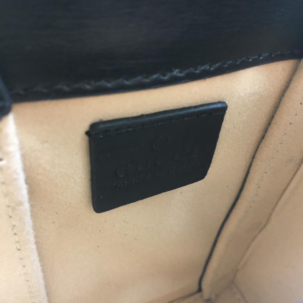 Replica Gucci Horsebit 1955 Mini Bag 625615 Blk/Red/Brown