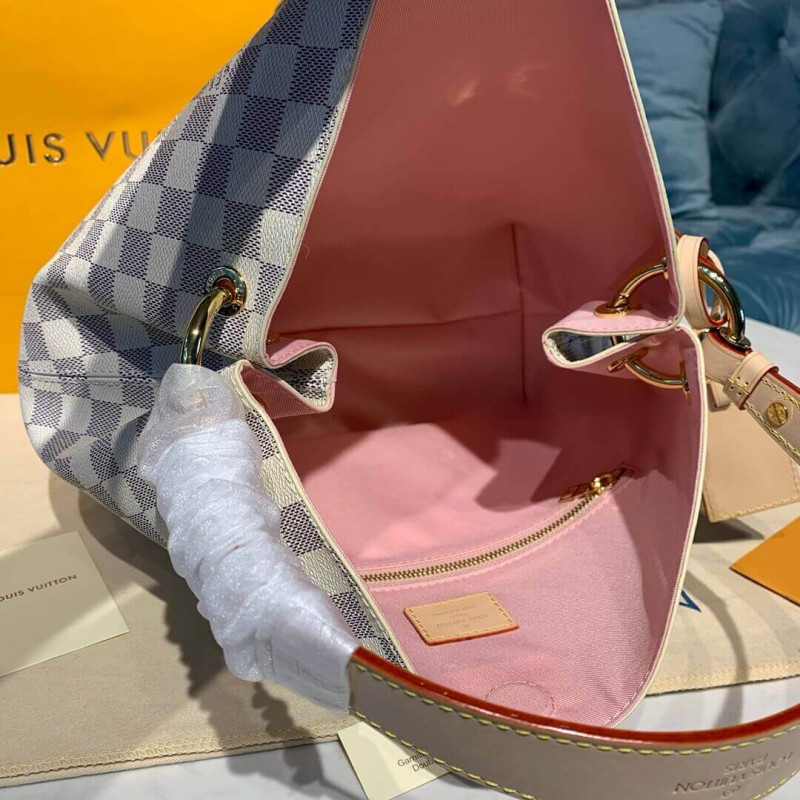 Replica Louis Vuitton Damier Azur Canvas Graceful Pm N42249