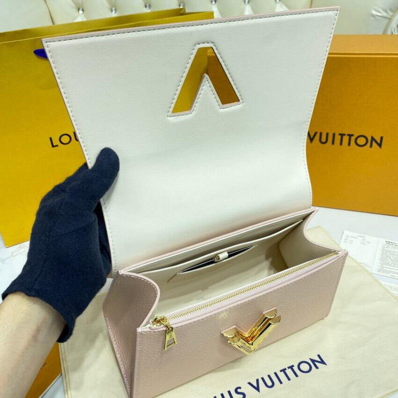 Replica Louis Vuitton Twist One Handle Pm M59236 Champagne Metallise