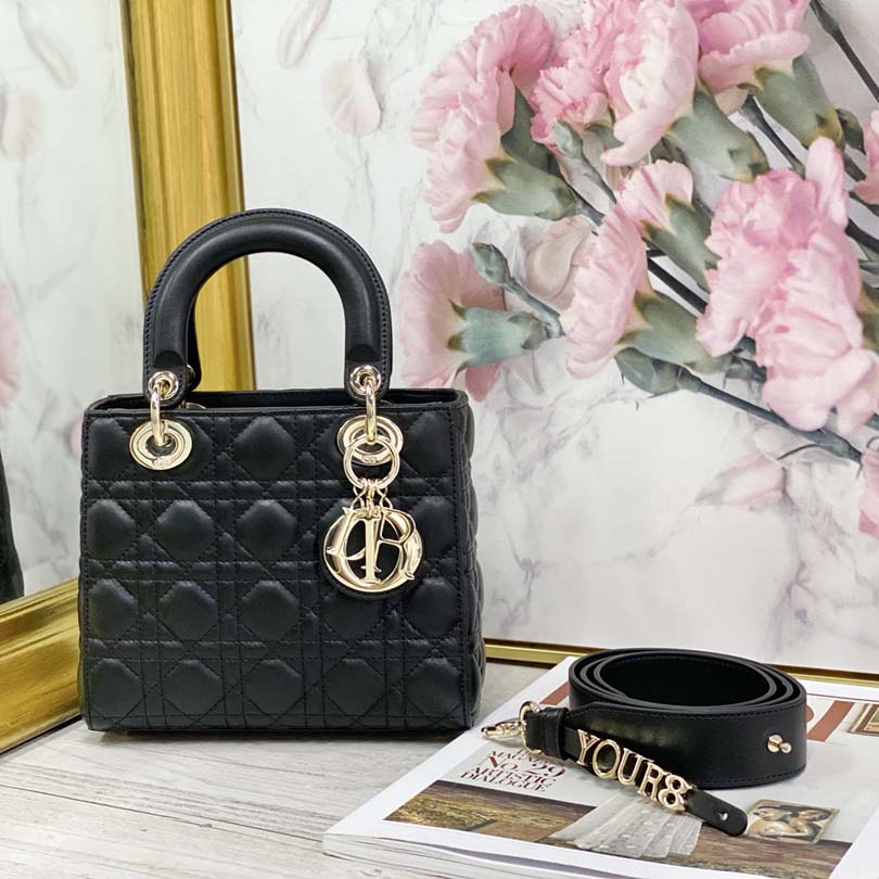 Replica Dior Aaa-My Abc Lady Dr Bag Black/White/Red