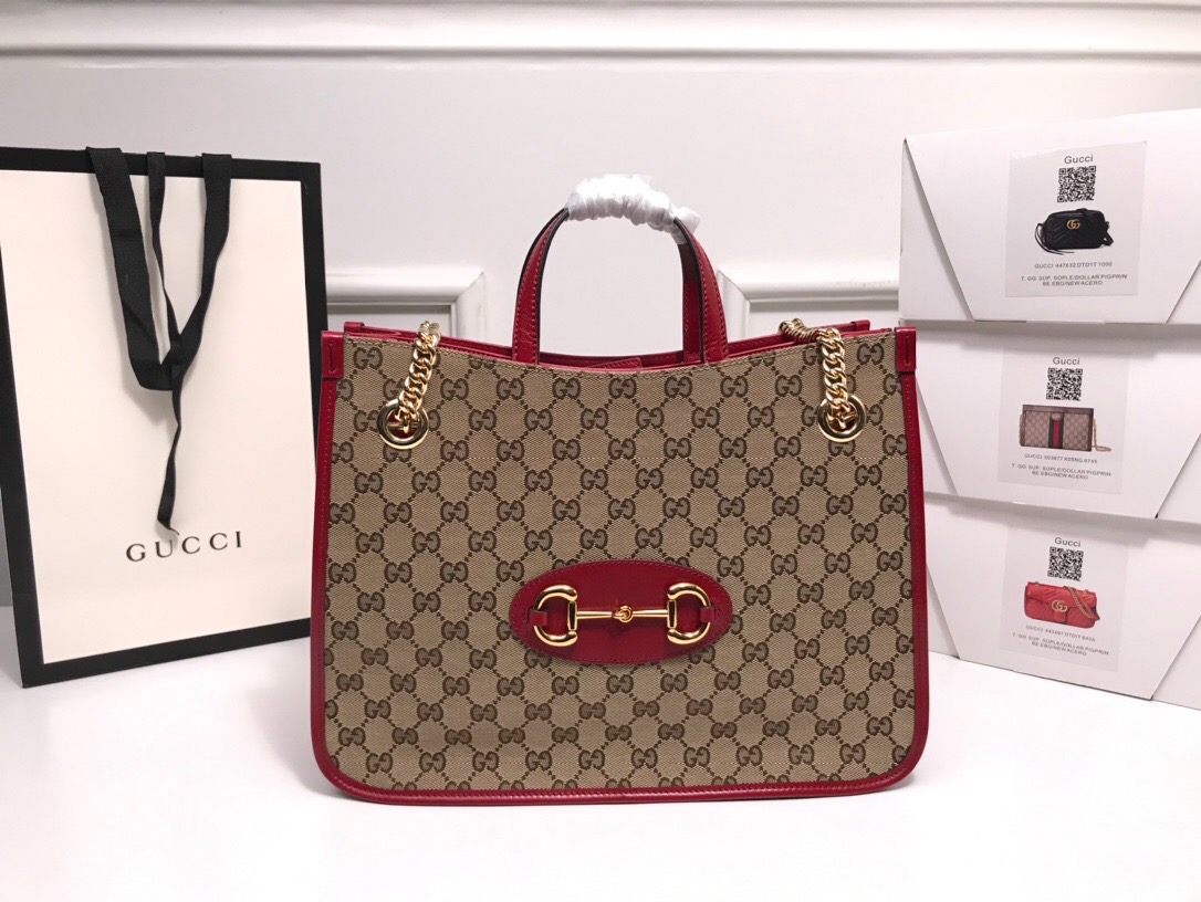 Replica Gucci Horsebit 1955 Medium Tote Bag