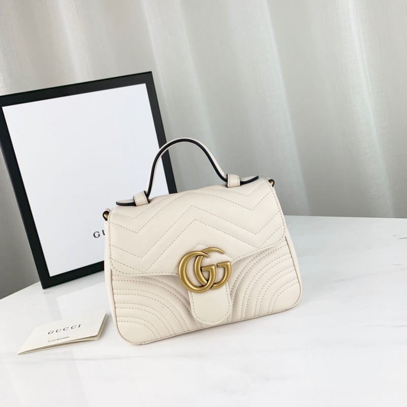 Replica Gucci Gg Marmont Mini Top Handle Bag 547260