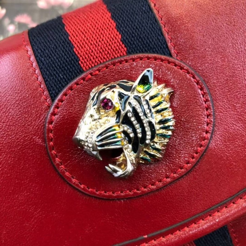 Replica Gucci Smooth Leather Rajah Mini Bag 573797