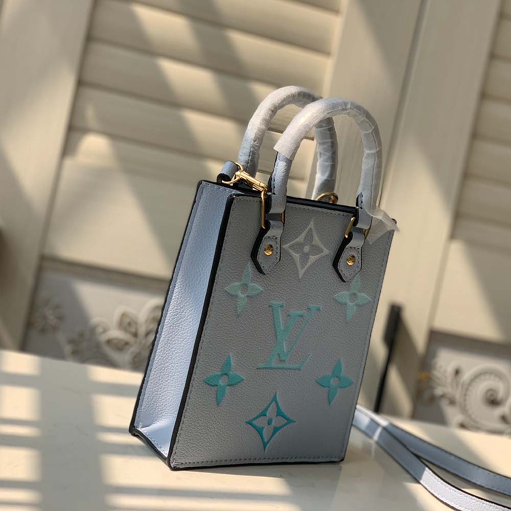 Replica Louis Vuitton Petit Sac Plat M80449 Blue/Pink/Beige