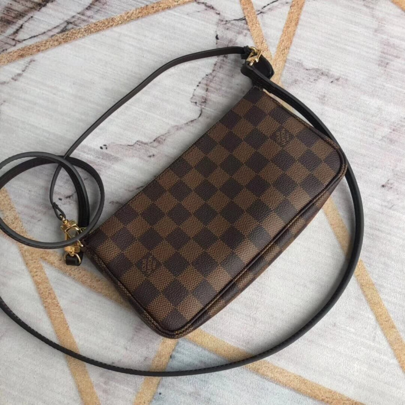 Replica Louis Vuitton Damier Ebene Canvas Pochette Accessoires N41206/N51985