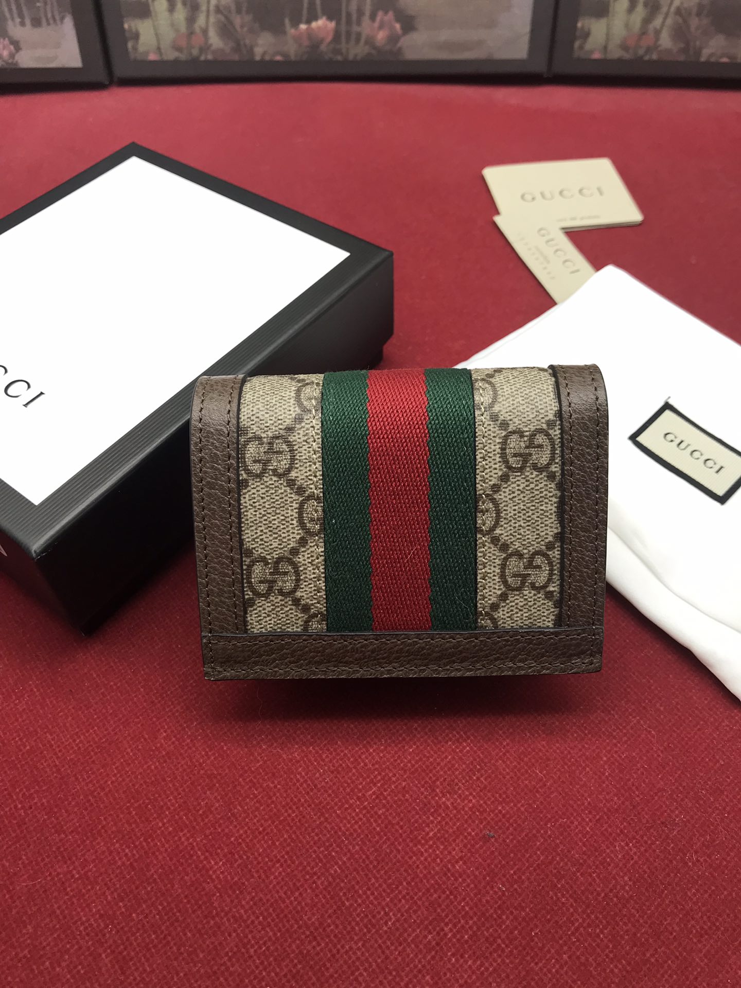 Replica Gucci Ophidia Card Case Wallet 523155