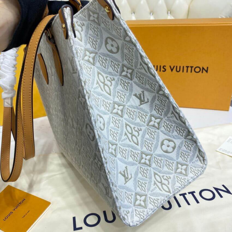 Replica Louis Vuitton Since 1854 Jacquard Textile Onthego Mm M59614