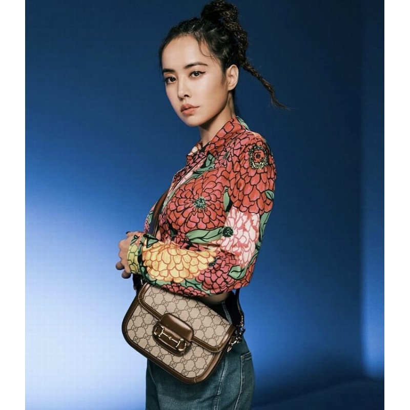 Replica Gucci Horsebit 1955 Mini Bag In Gg Supreme 658574