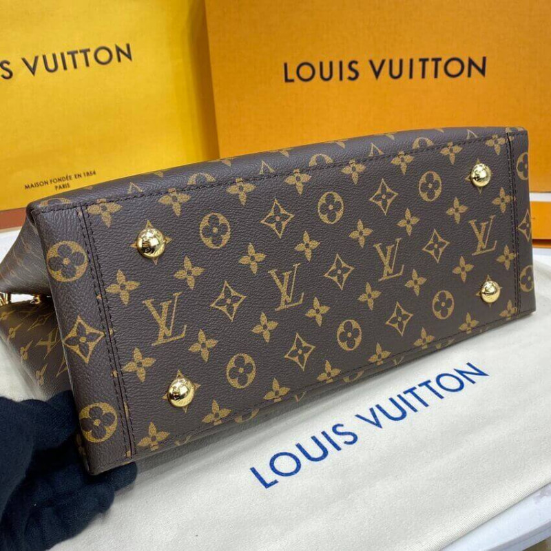 Replica Louis Vuitton Monogram Canvas Flower Tote M43770 Caramel