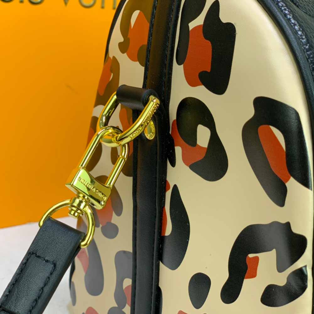 Replica Louis Vuitton Leopard Speedy Bandouliere 30/ Embossed