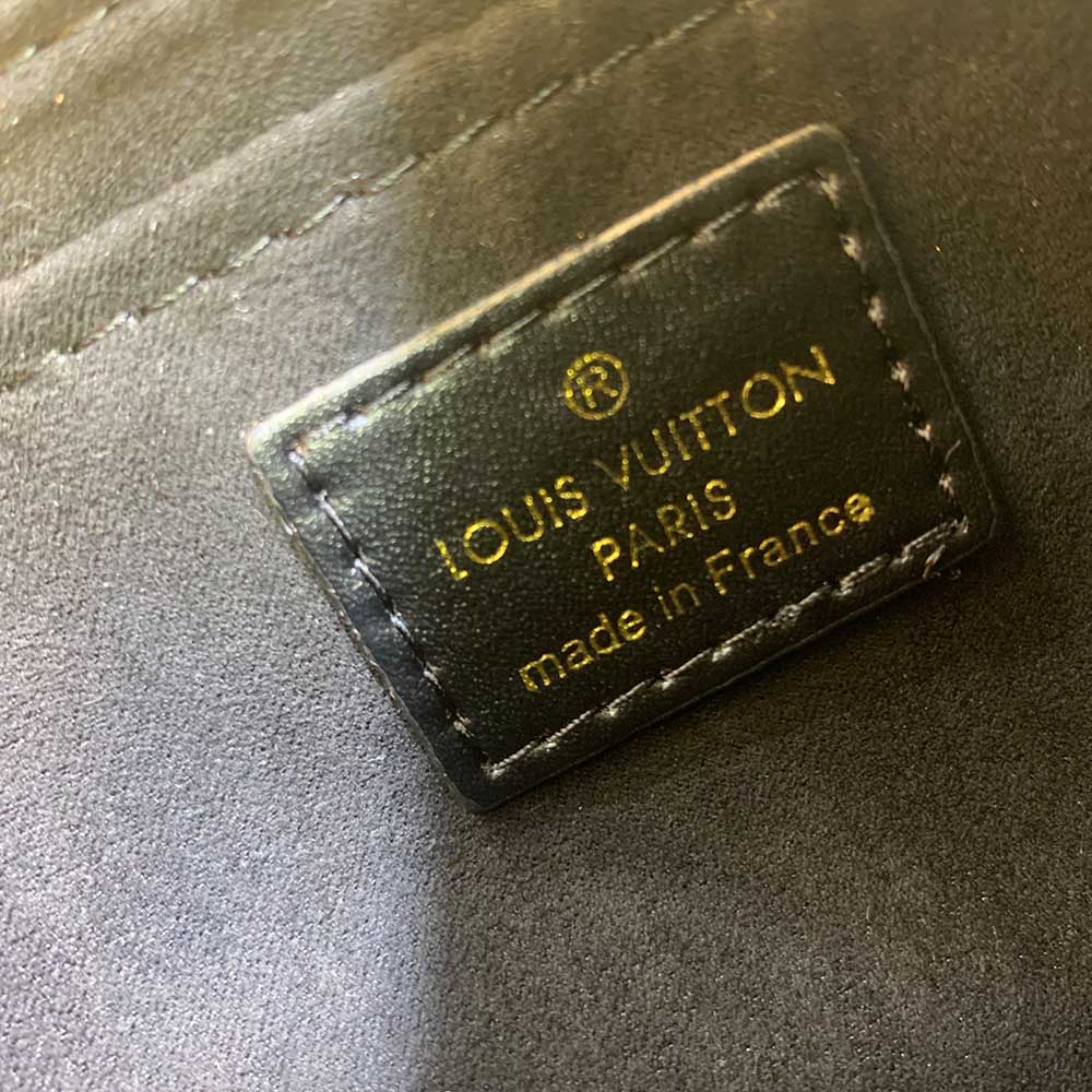 Replica Louis Vuitton Leopard Multi Pochette Accessoires M58520 Black/Brown