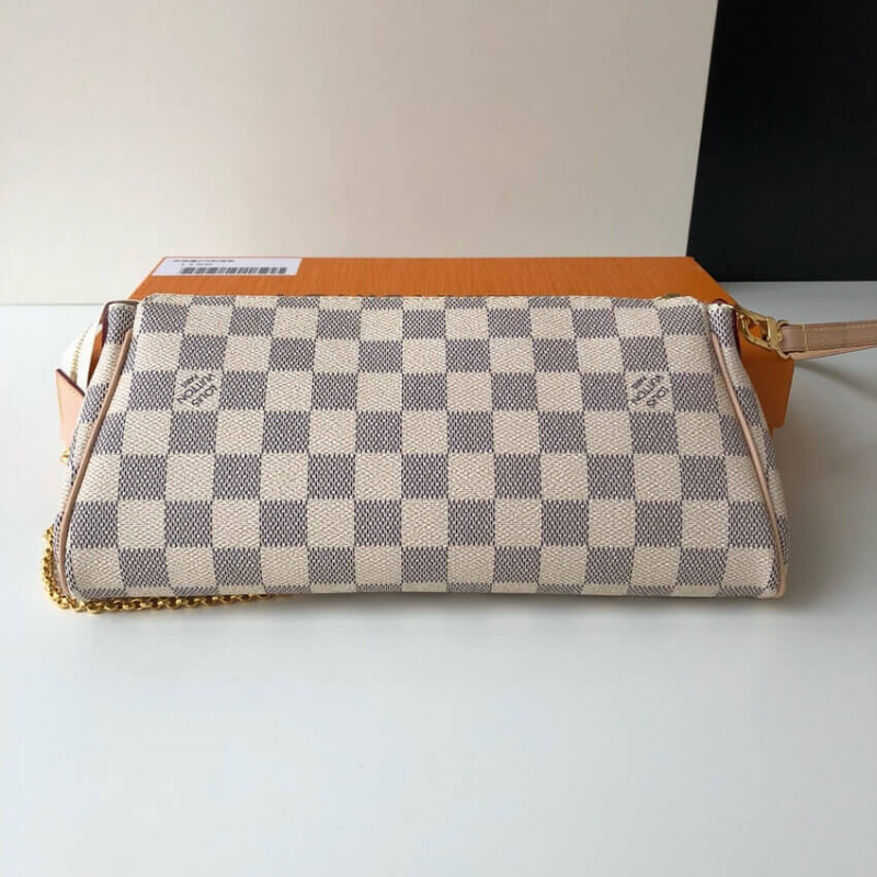 Replica Louis Vuitton Damier Azur Canvas Eva Clutch N55214