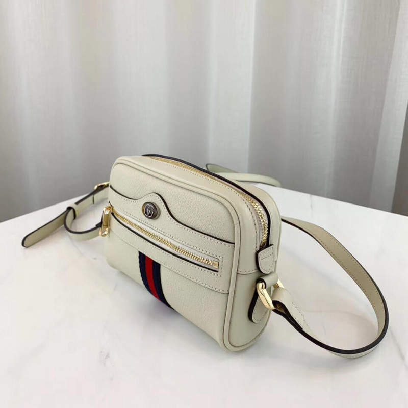 Replica Gucci Ophidia Leather Mini Bag 517350