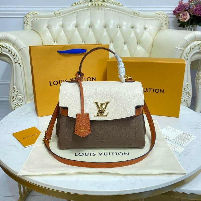 Replica Louis Vuitton Lockme Ever Bb M56645 Smokey/Quartz/Caramel