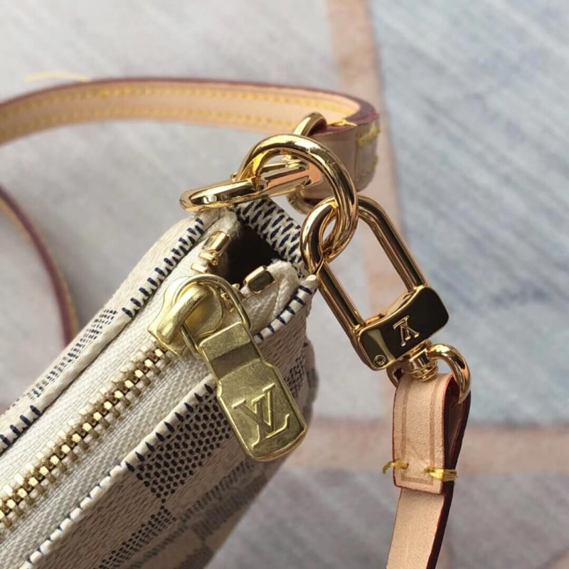 Replica Louis Vuitton Damier Azur Canvas Pochette Accessoires N41207/N51986