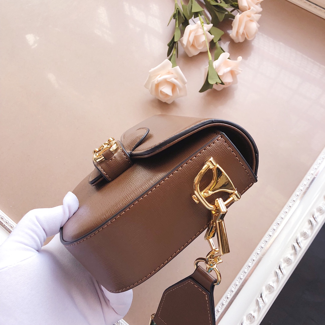 Replica Gucci Horsebit 1955 Mini Bag Brown/Black/White