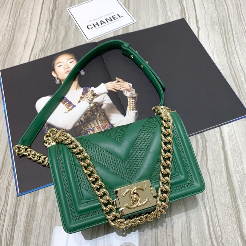 Replica Chanel Calfskin Small Boy Chanel Handbag A67085
