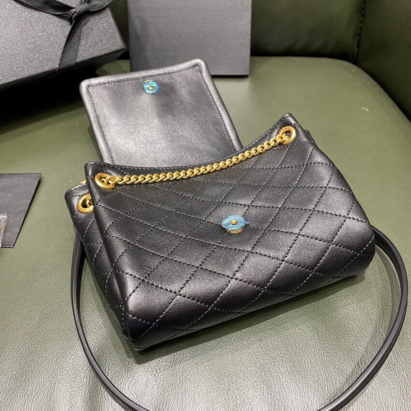 Replica Saint Laurent Nolita Mini Leather Shoulder Bag 672738 Black