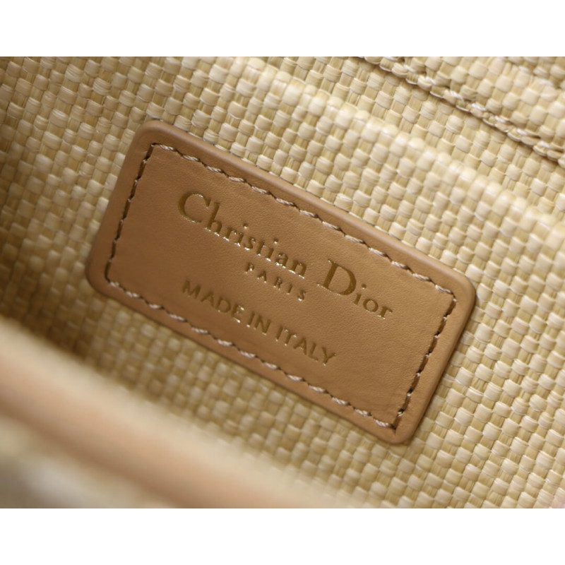 Replica Christian Dior Lady D-Joy Bag Natural Cannage Raffia M05400