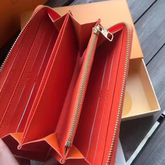 Replica Louis Vuitton Supple Monogram Empreinte Leather Zippy Wallet