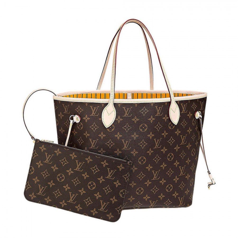 Replica Louis Vuitton Monogram Canvas Neverfull Mm M40997 Yellow