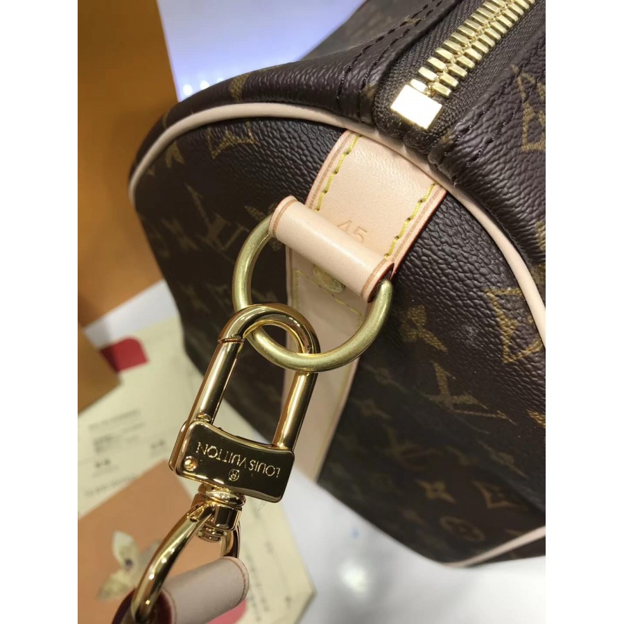 Replica Louis Vuitton Monogram Canvas Keepall Bandouliere 45 M41418