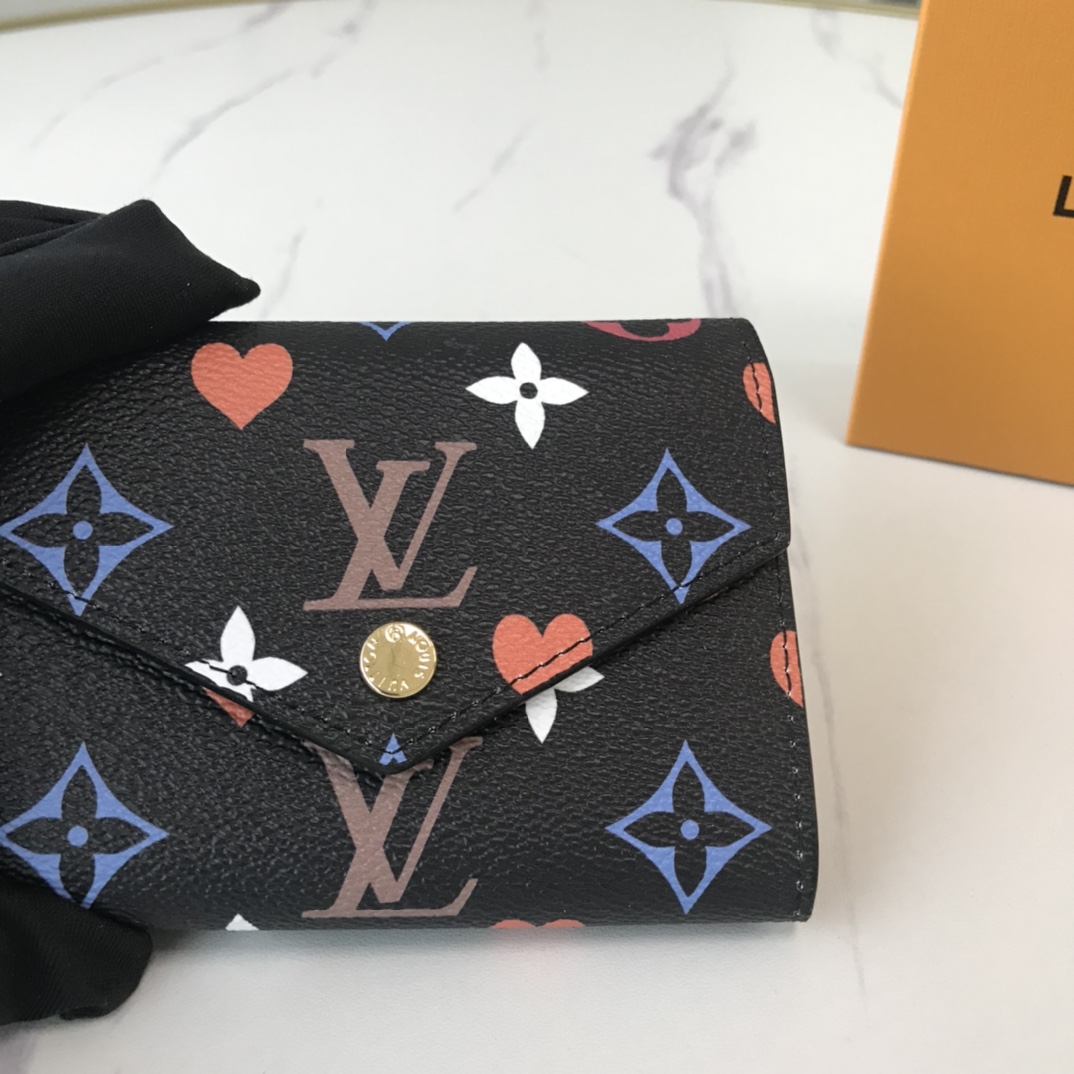 Replica Louis Vuitton Aaa-Game On Zoe Wallet M41938 Black/White