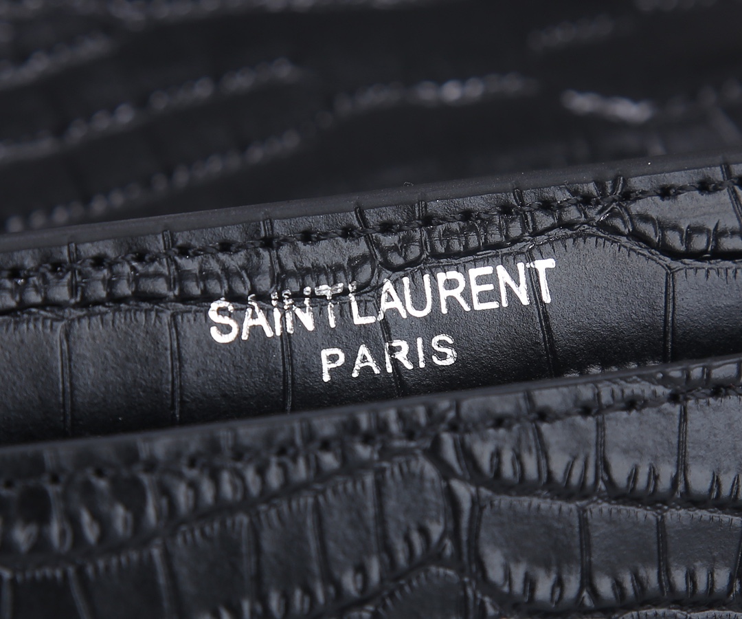 Replica Ysl Sunset Medium In Crocodile Embossed Shiny Leather 1737