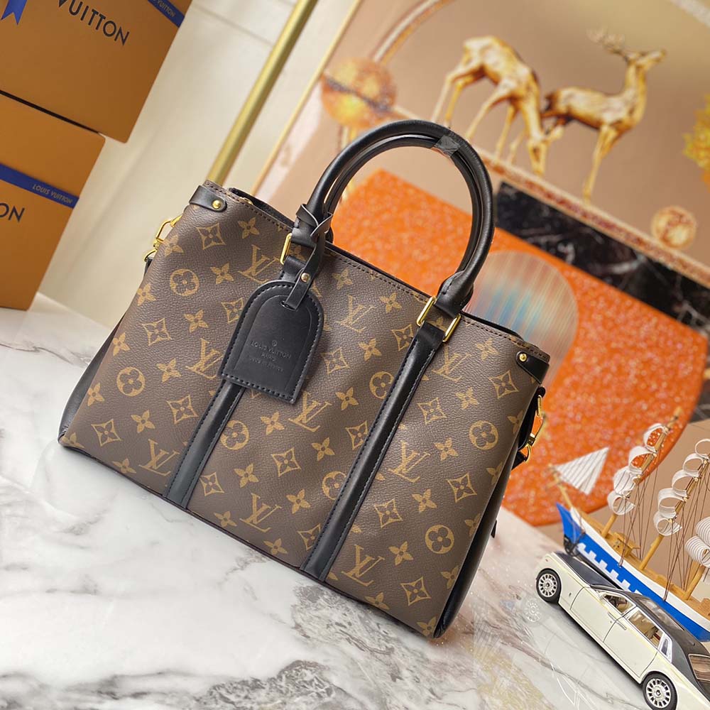 Replica Louis Vuitton Monogram Canvas Soufflot Mm